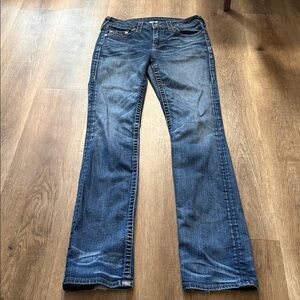 True Religion Avery Mid-Rise Straight Leg Jeans